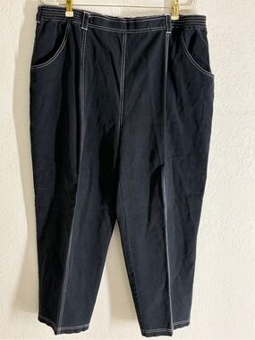 Carole Little Vintage 90s 2 Pc Set Jacket Pants 20W 100% Cotton